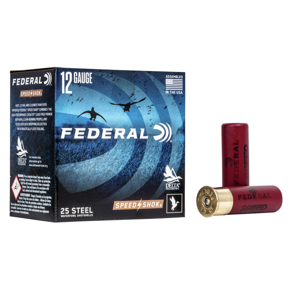 Federal WF1423 Speed-Shok 12 Gauge 3 in 1.25 oz Steel Shot 25 Rounds - View 2