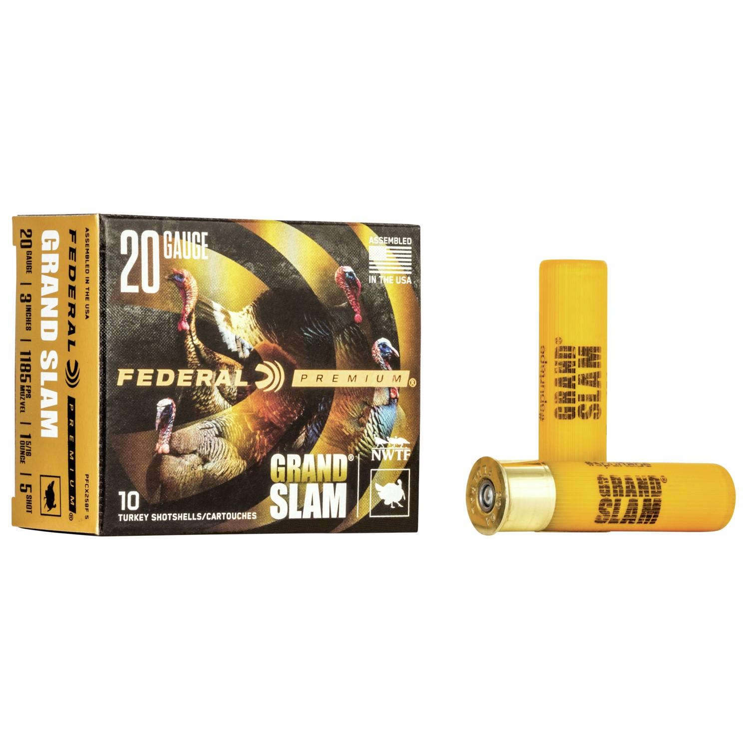 Federal PFCX258F5 Grand Slam 20 Gauge 3 in 1 5/16 oz #5 Shot 10 Rounds - View 2