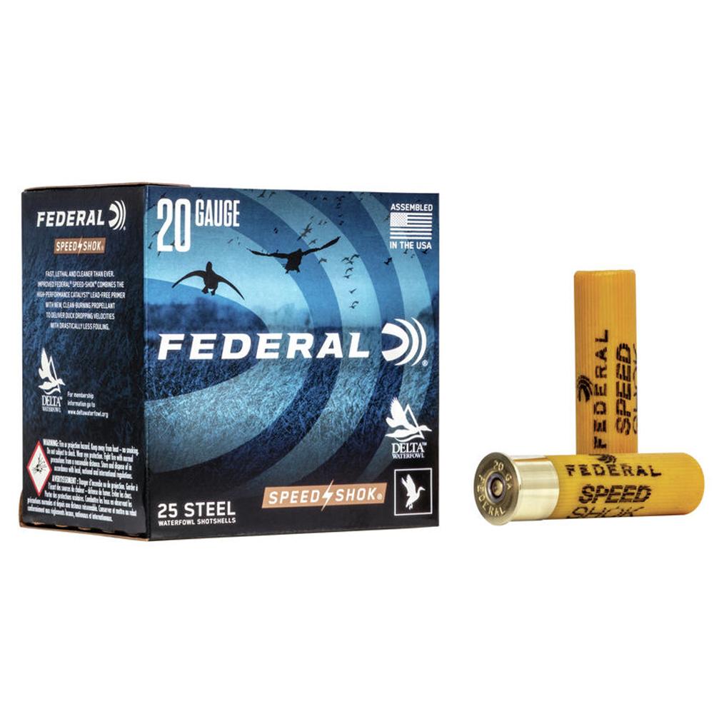 Federal WF2091 Speed-Shok 20Ga 3" 7/8oz #1 Steel Shot 25/Box - View 2