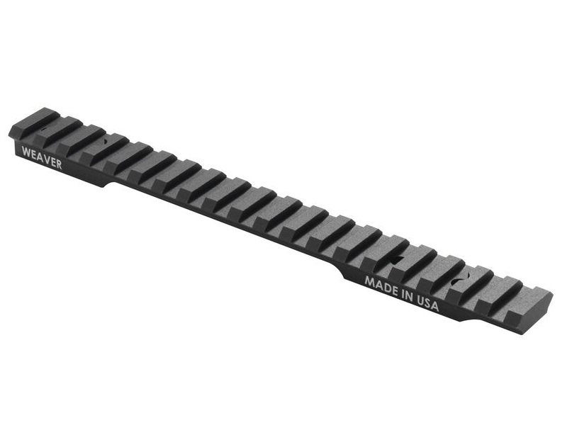 Weaver 99480 Multi-Slot Base Winchester 70 Long Action Black Aluminum - View 2