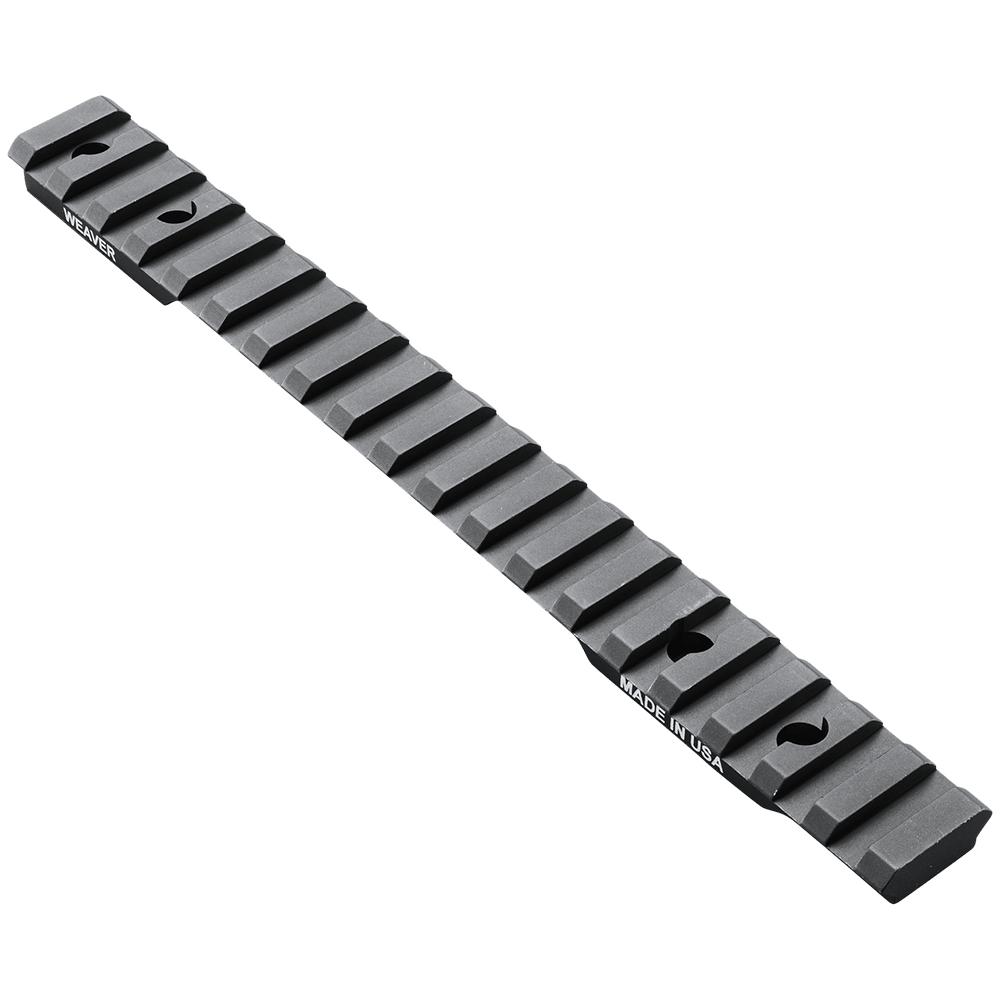 Weaver 99503 Multi-Slot Base Remington 700 Short Action 1 Inch Black Alumin - View 2