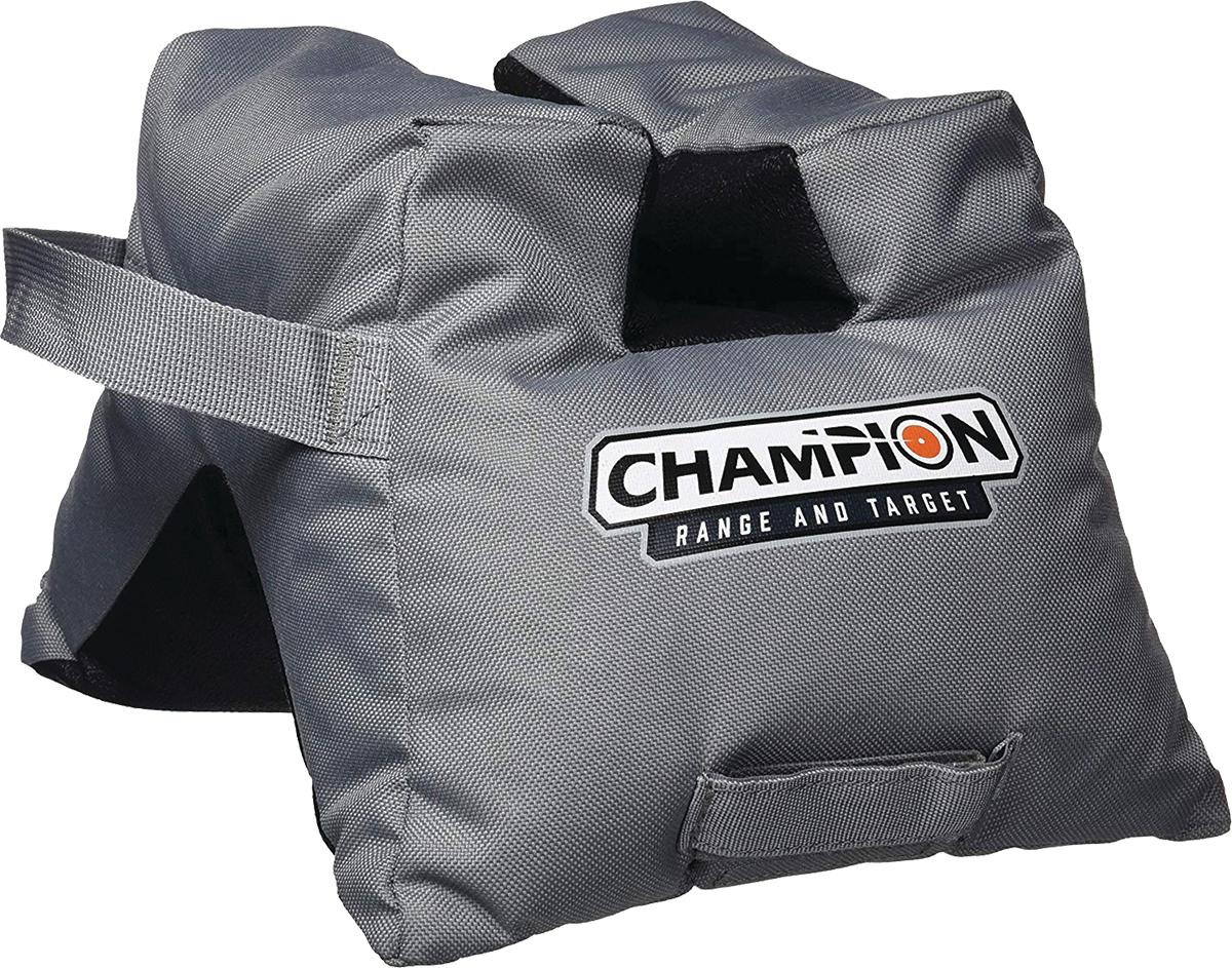 Champion 40893 Front Shooting Bag, Gray with Black Panels, Tuff Hide Bottom, Stable Platform - View 2
