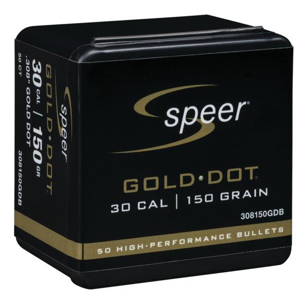 Speer 308150GDB Gold Dot .308 150gr Soft Point 50/Box - View 2