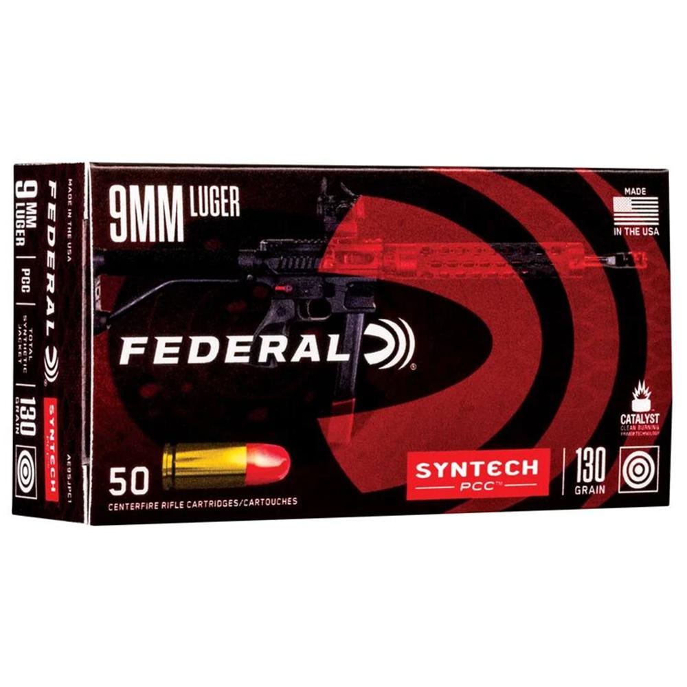 Federal AE9SJPC1 American Eagle Syntech PCC 9mm 130gr TSJ 50 Rounds - View 2