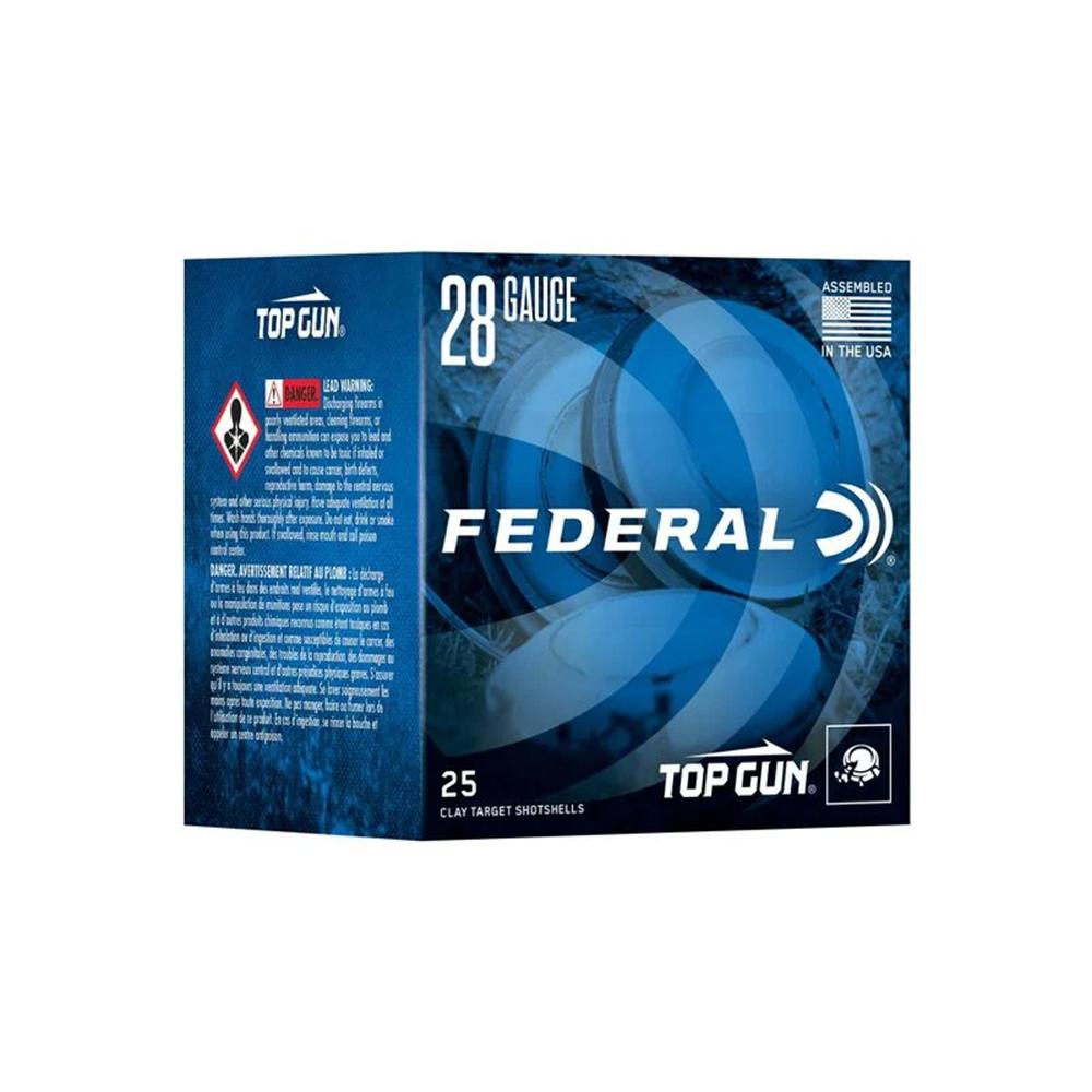 Federal TGS28219 Top Gun 28Ga 2.75" 3/4oz 9Shot 1330fps 25/Box - View 2