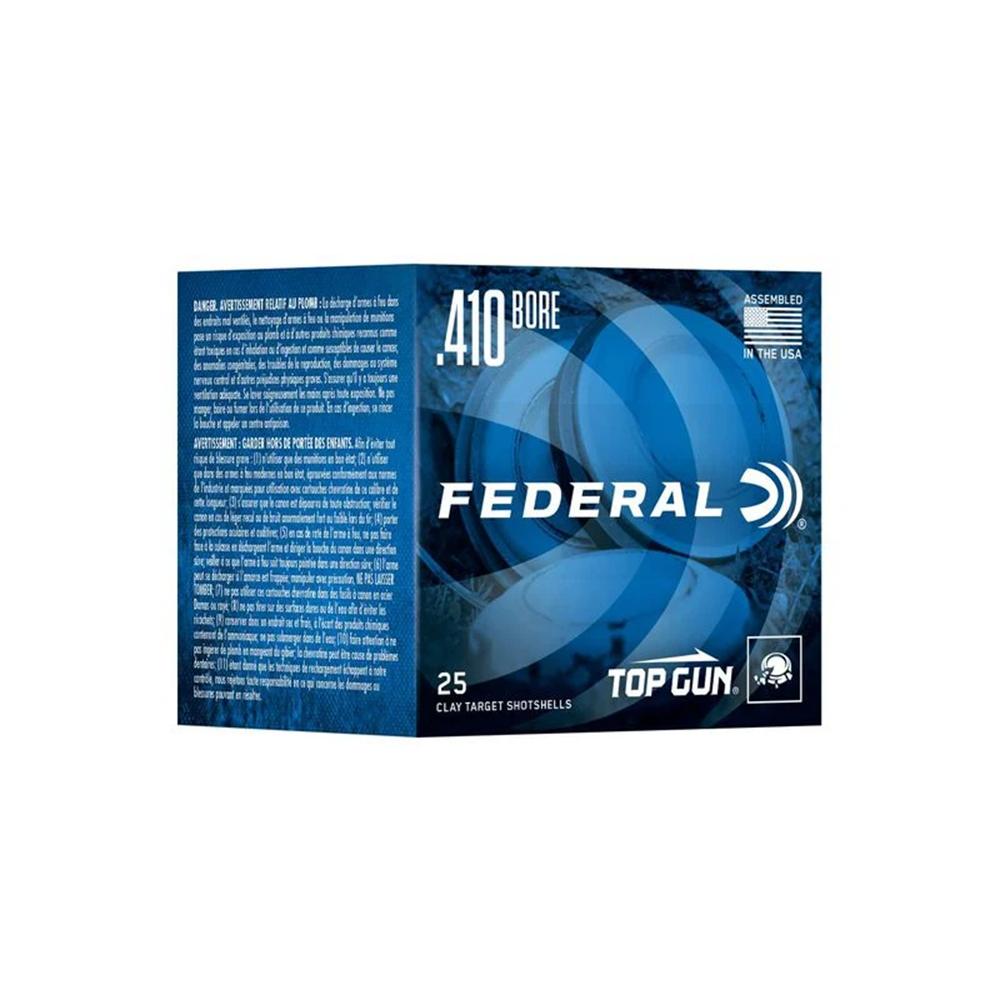 Federal TGS4121475 Top Gun 410 Gauge 2.5" 1/2oz 7.5 Shot 25/Box - View 2