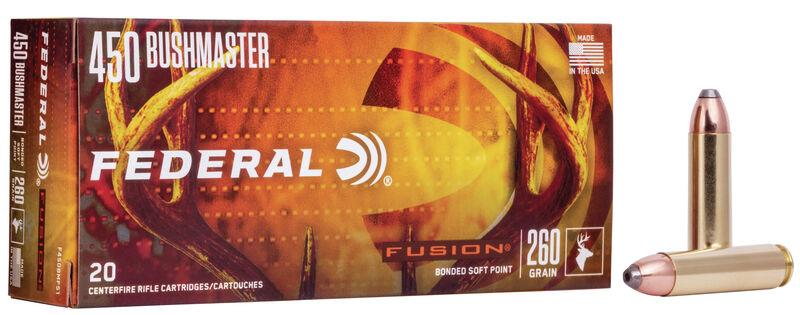 Federal F450BMFS1 Fusion 450 Bushmaster 260gr Bonded Soft Point 20 Rds - View 2