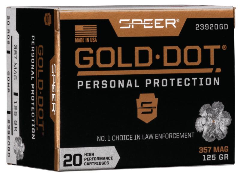Speer 23920GD Gold Dot 357 Magnum 125gr Hollow Point 20/Box - View 2