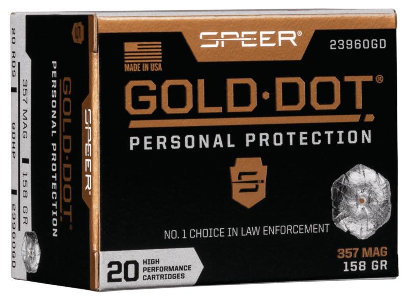 Speer 23960GD Gold Dot 357 Magnum 158gr Hollow Point 20/Box - View 2