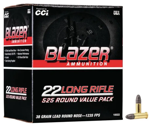 CCI 10022 Blazer Rimfire 22LR 38gr LRN 525rd Value Pack - View 2