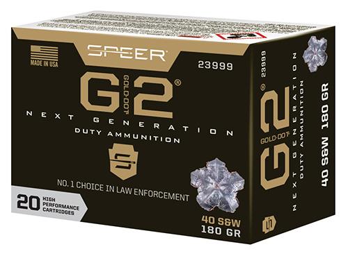 Speer Gold Dot G2 40 S&W 180 Grain 5 in Nickel Plated Brass 20 Rounds - View 2