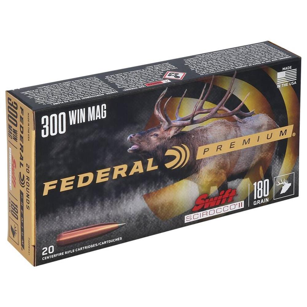 Federal P300WSS1 Premium 300 Win Mag 180gr Swift Scirocco II 20 Rounds - View 2