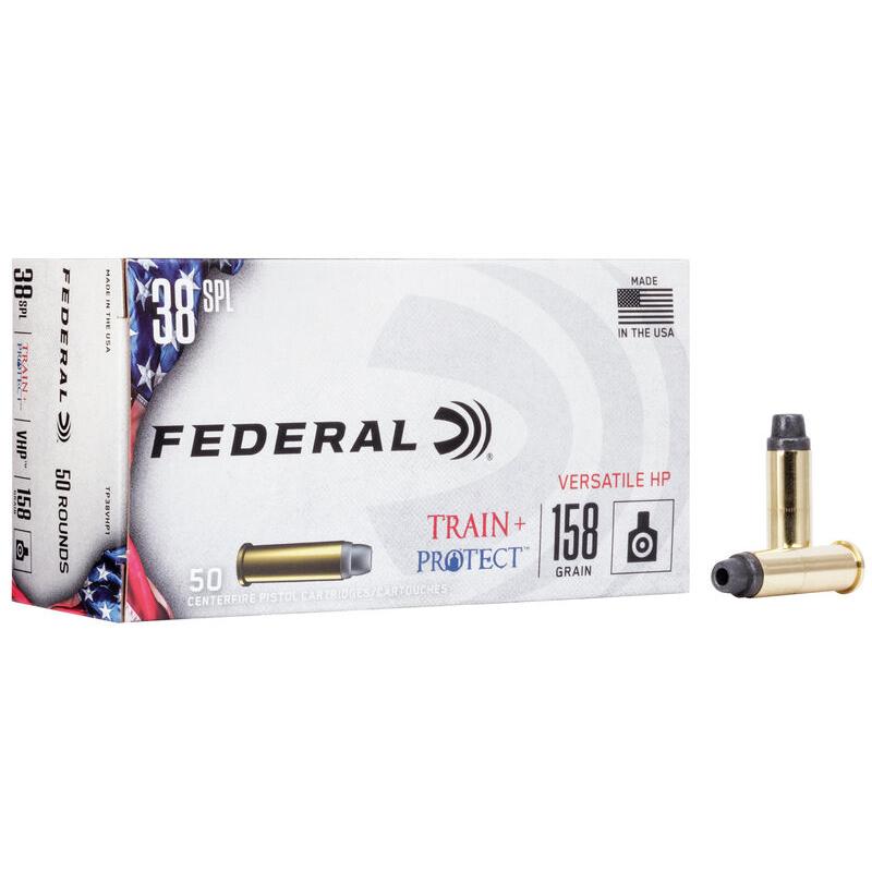 Federal TP38VHP1 38 Special 158 Grain VHP 50 Rounds Brass Case - View 2