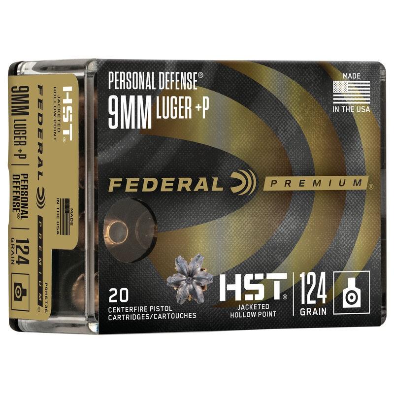Federal P9HST3S 9mm Luger +P 124 Grain HST JHP 20 Rounds Box - View 2