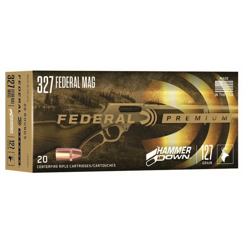 Federal Premium HammerDown 327 Magnum, 127gr Bonded Hollow Point, Nickel-Plated, 20 Rounds - View 2