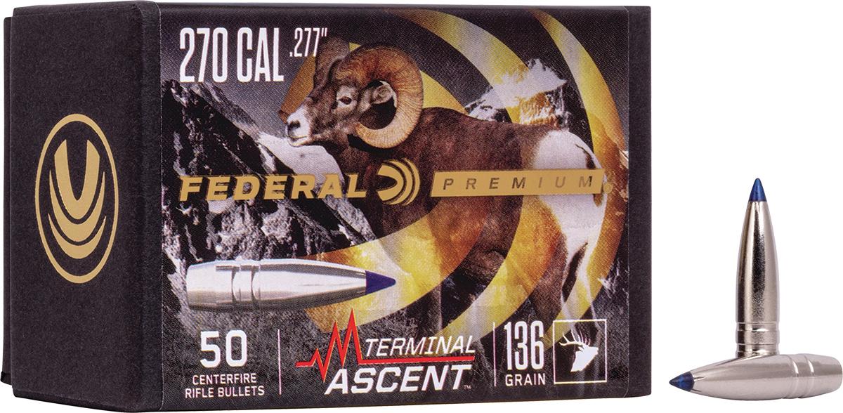 Federal PB277TA1 Premium Terminal Ascent .277 136gr Bullets 50/Box - View 2