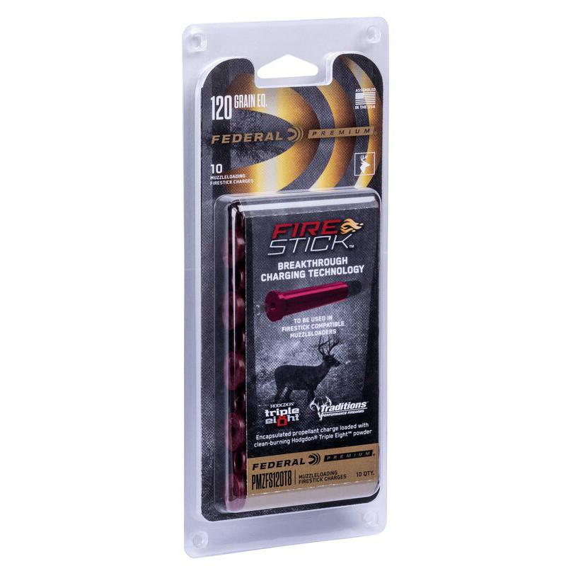 Federal Premium FireStick, 50 Cal, 120gr, Moisture-Resistant, Breech-Charging, 10-Pack - View 2
