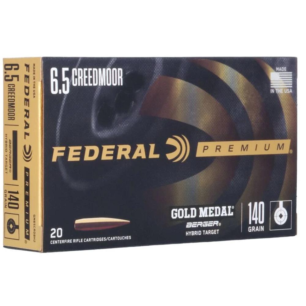 Federal GM65CRDBH2 6.5 Creedmoor 140 Grain Berger Hybrid 20 Rounds - View 2