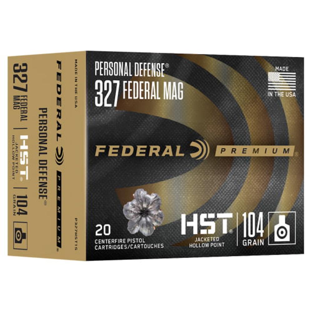 Federal P327HST1S 327 Federal Magnum 104 Grain HST 4 in Brass 20 Rounds - View 2