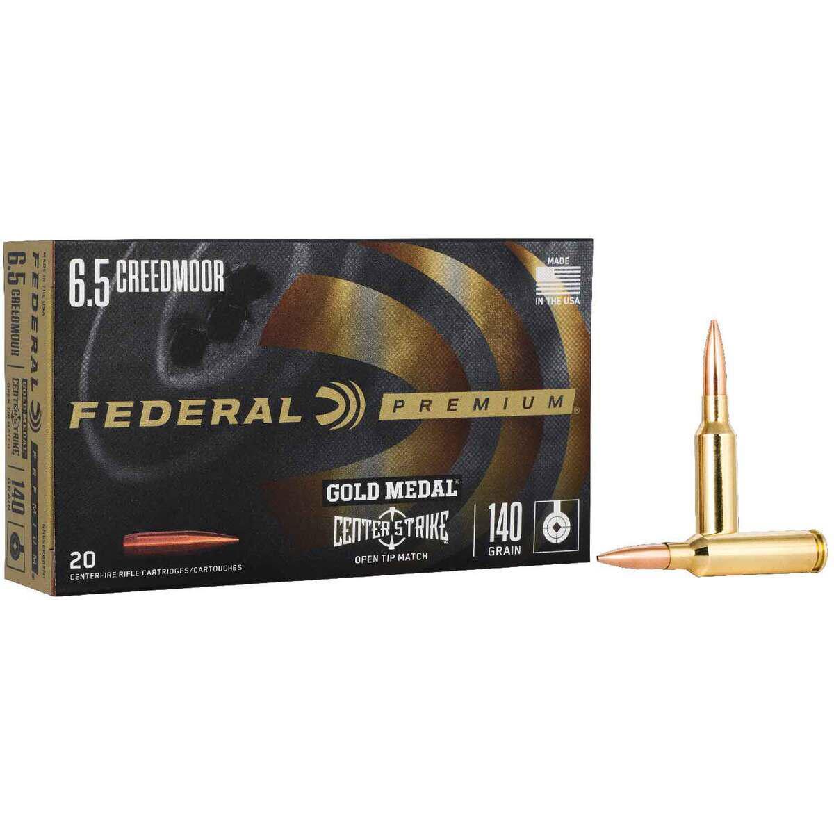 Federal GM65CRDOTM1 Gold Medal Centerfire Rifle 6.5Creedmoor 140gr Open... - View 2
