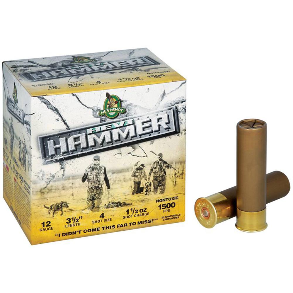 HEVI-Shot HS28304 HEVI-Hammer 12Ga 3.5" 1.5oz 4Shot 25/Box - View 2