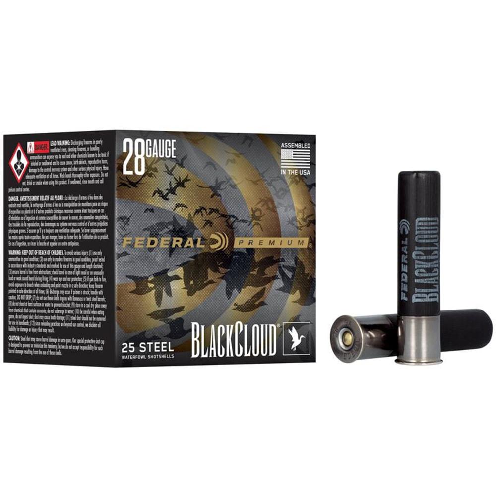 Federal PWBX2853 Black Cloud 28 Gauge, 3/4 oz Steel Shot, 3 Shot Size, 25 Rounds, 1400 FPS Velocity - View 2