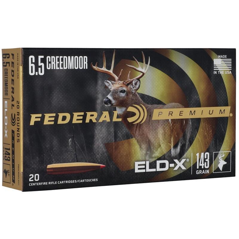 Federal Premium ELD-X 6.5 Creedmoor 143 Grain 2700 fps 20 Rounds - View 2