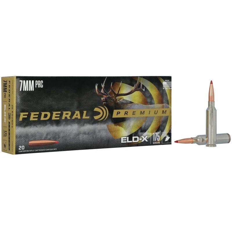 Federal Premium 7MM PRC ELD-X 175 Grain Hunting Bullet, High Ballistic Coefficient, Polymer Tip, 20 Pack - View 2