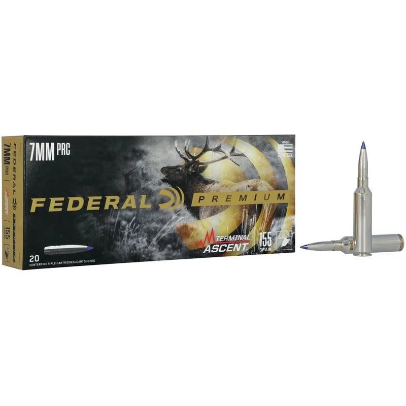 Federal Ammunition 7MM PRC Terminal Ascent 155 Grain 20 Rounds Box - View 2