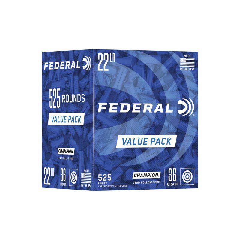 Federal Premium Ammunition 747 22 LR 36 Grain Lead Hollow Point 525 Rounds - View 2