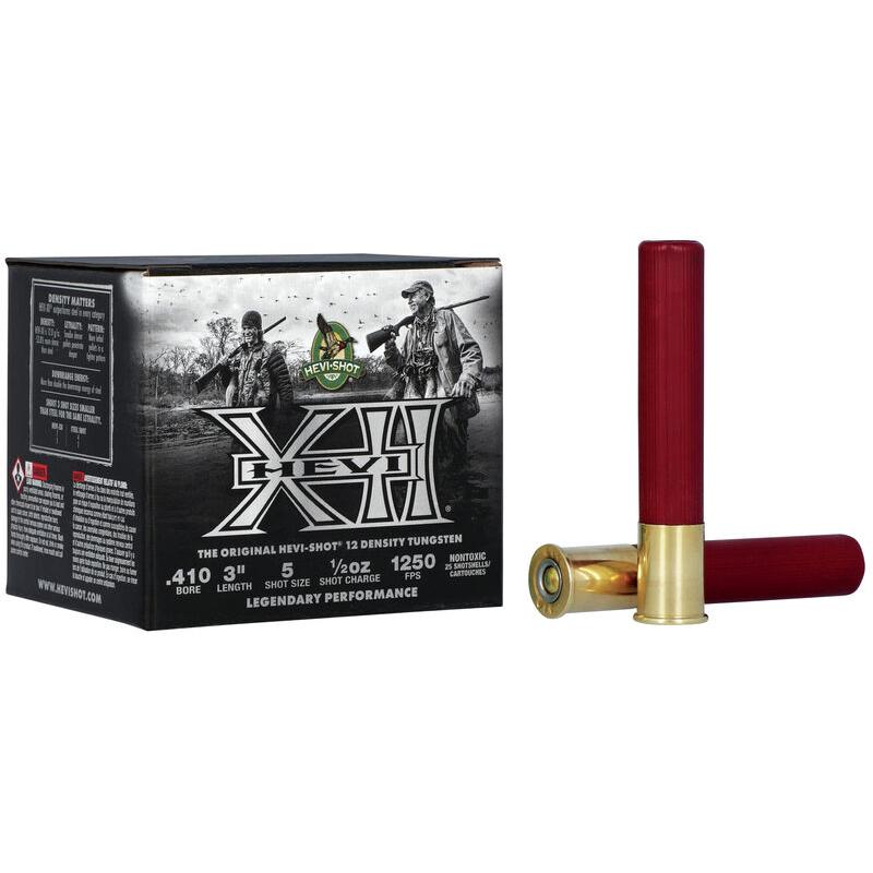 HEVI-Shot HS54105 HEVI-XII .410 Gauge 3" 1/2oz Tungsten #5 Shot 25 Rds - View 2