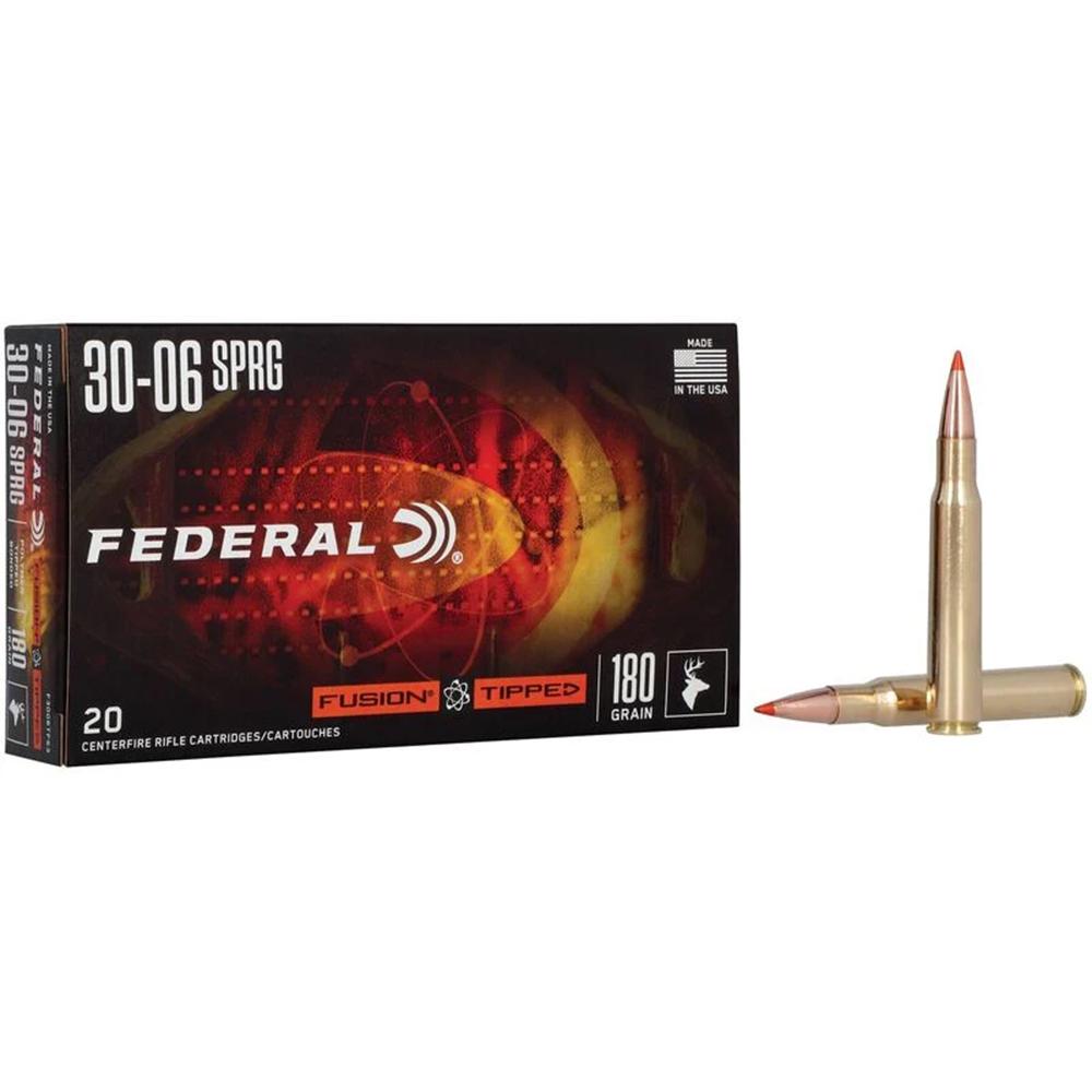 Federal F3006TFS3 Fusion 30-06 Springfield 180gr Bonded Soft Point 20rd Box - View 2