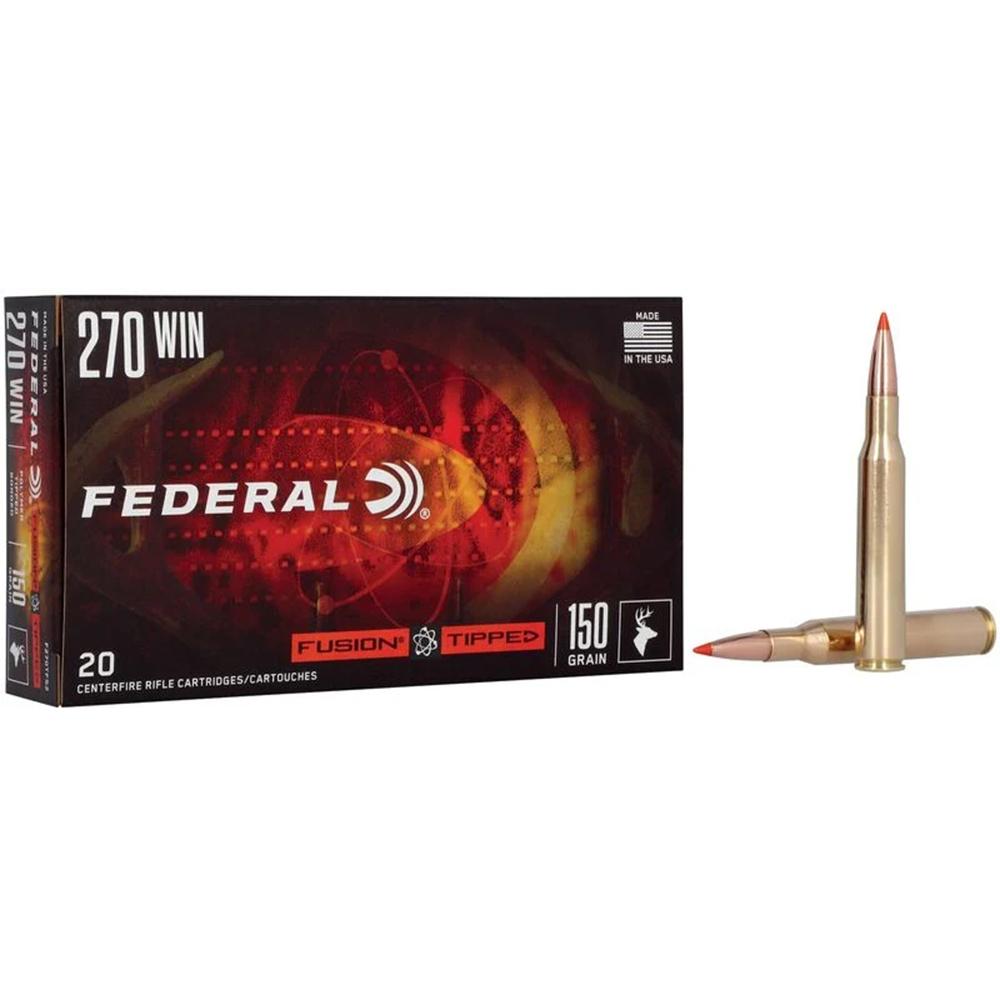 Federal F270TFS2 Fusion 270 Win 150gr Bonded Soft Point 20 Rounds - View 2