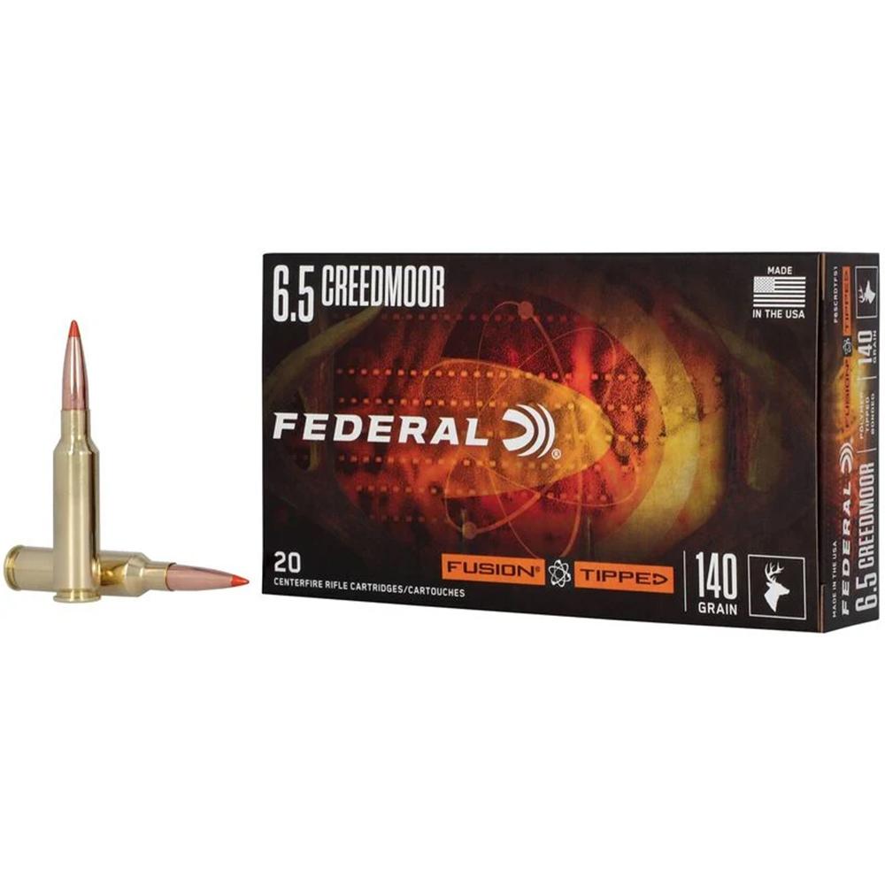 Federal F65CRDTFS1 Fusion 6.5 Creedmoor 140gr Bonded Soft Point 20 Rounds - View 2