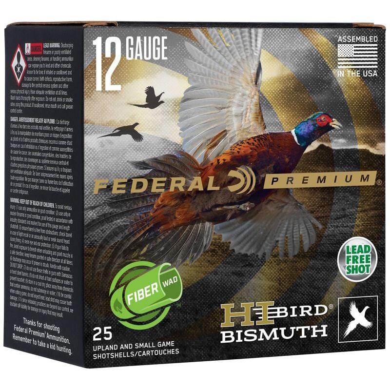 Federal HVFB12HW5 Premium Hi-Bird 12Ga 2.75" 1.25oz 5Shot 25/Box - View 2