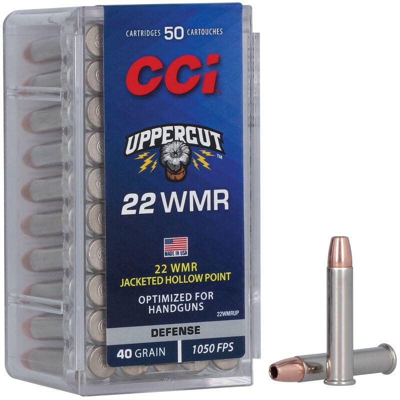 CCI 22WMRUP Uppercut 22WMR 40gr Jacketed Hollow Point 50 Per Box/40 Case - View 2