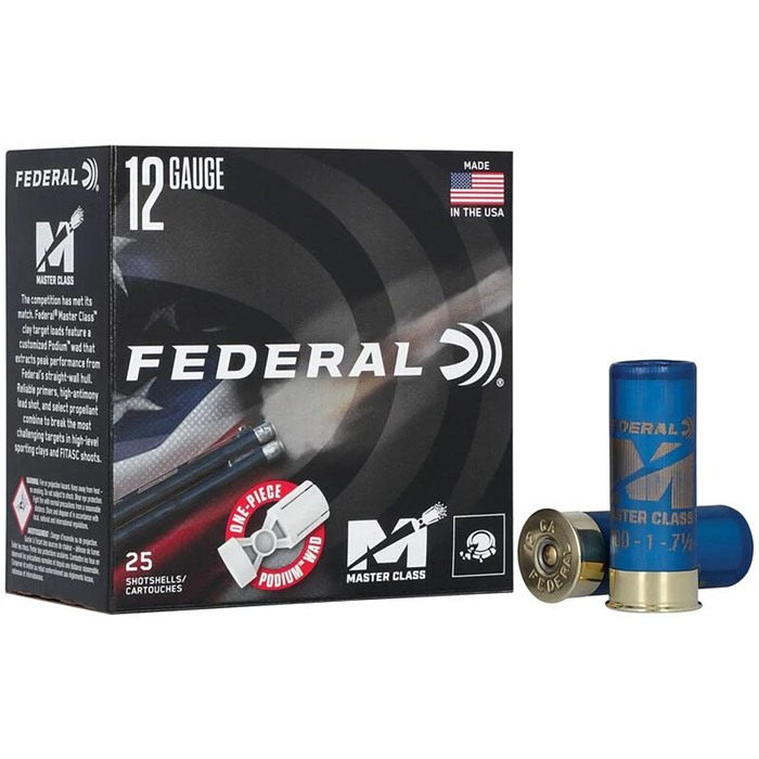Federal Master Class Shotshells 12ga 2-3/4 1-1/8oz 1250 fps #8 25/ct - View 2