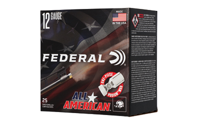 Federal FAA12H8 All-American 12Gauge 2.75" 1 1/8oz 8Shot 25 Per Box/10 Case - View 2