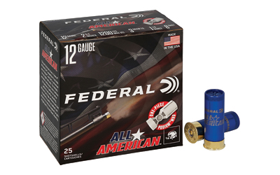 Federal FAA12H8 All-American 12Gauge 2.75" 1 1/8oz 8Shot 25 Per Box/10 Case - View 3