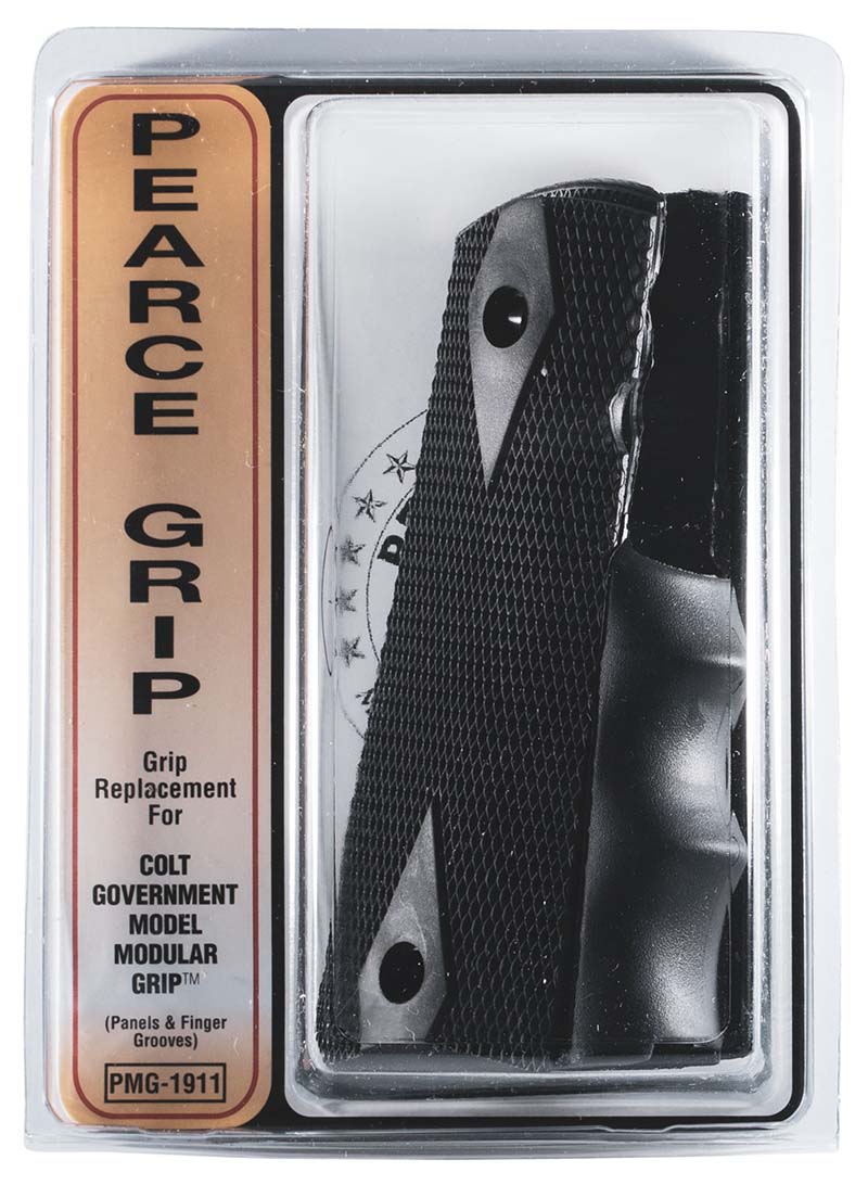 Pearce PGM1911 Modular Grip System Black Rubber for 1911 Government - View 2