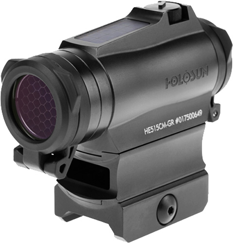Holosun He515Cmgr Green Dot 2 Moa 65 Circle Matte Black Qd Mount - View 2