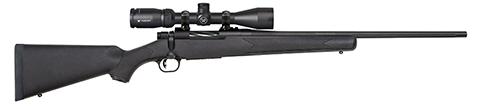 Mossberg 27933 Patriot 308 Win Bolt Action Rifle, 5+1 Capacity, 22" Fluted Barrel, Matte Blue Finish, Synthetic Black Stock, Vortex Crossfire II 3-9x40mm Scope - View 2