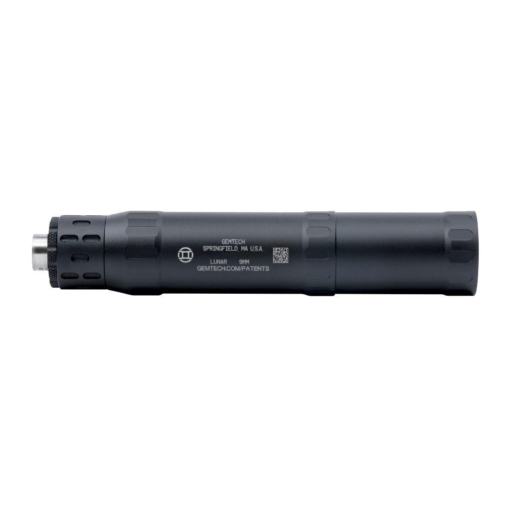 GEMTECH Lunar-9 9mm 4.7-7 In 1/2x28 Matte Black 7075 Aluminum - View 2