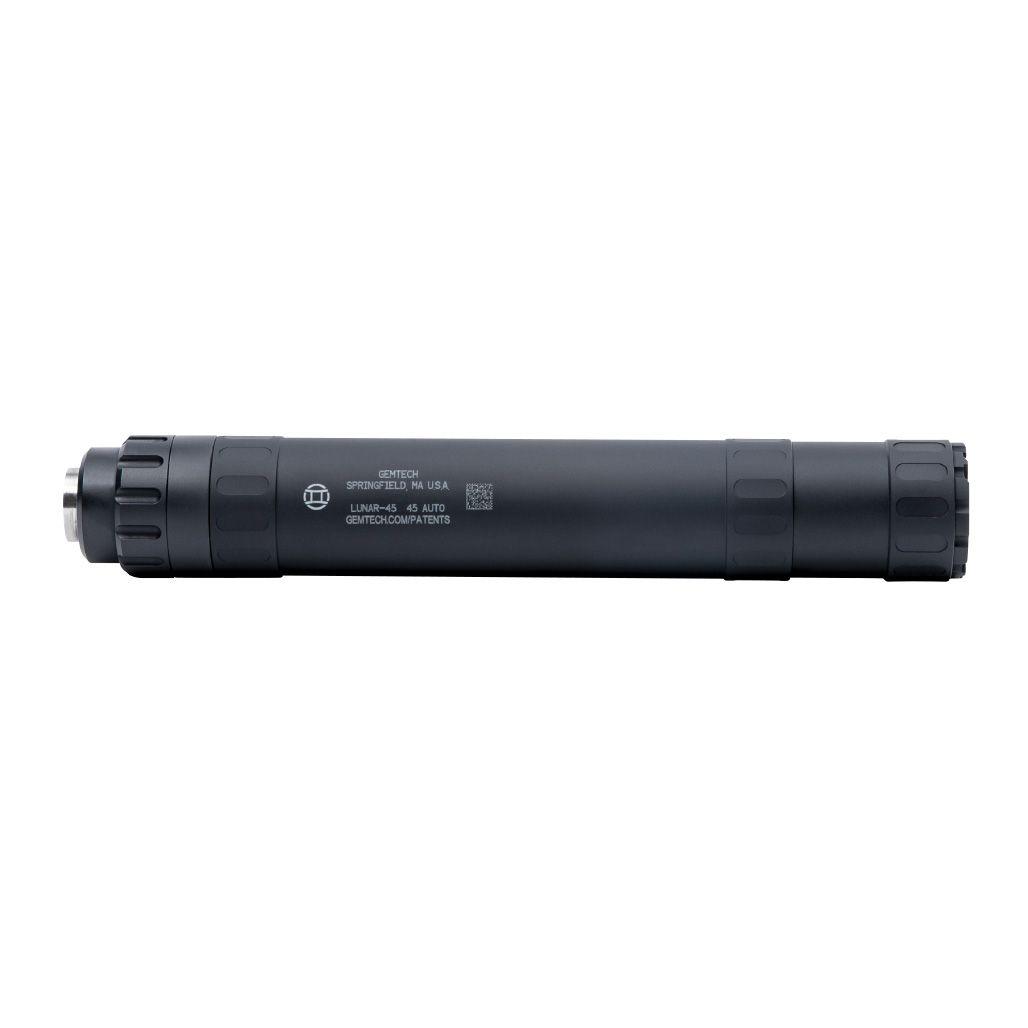 Gemtech Lunar 45 .45 ACP 8.6 In .578x28 Direct Thread Matte Black - View 2