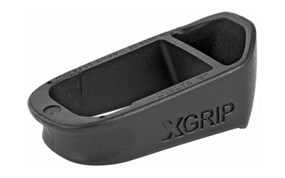 X-GRIP GL19-23-G5 Mag Spacer for Glock 19/23 G5, Adds 2 Rounds, Black - View 2