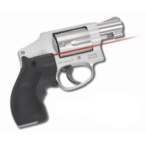 Crimson Trace LG105 Defender Series Lasergrips: Polymer, Front Activation, 5mW Red Laser, Black Finish, User Adjustable, S&W J-Frame Round Butt - View 2