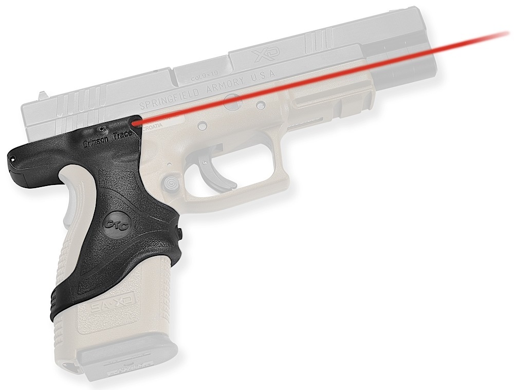 Crimson Trace LG-446 Lasergrips for Springfield XD 9mm 40 S&W Black - View 2