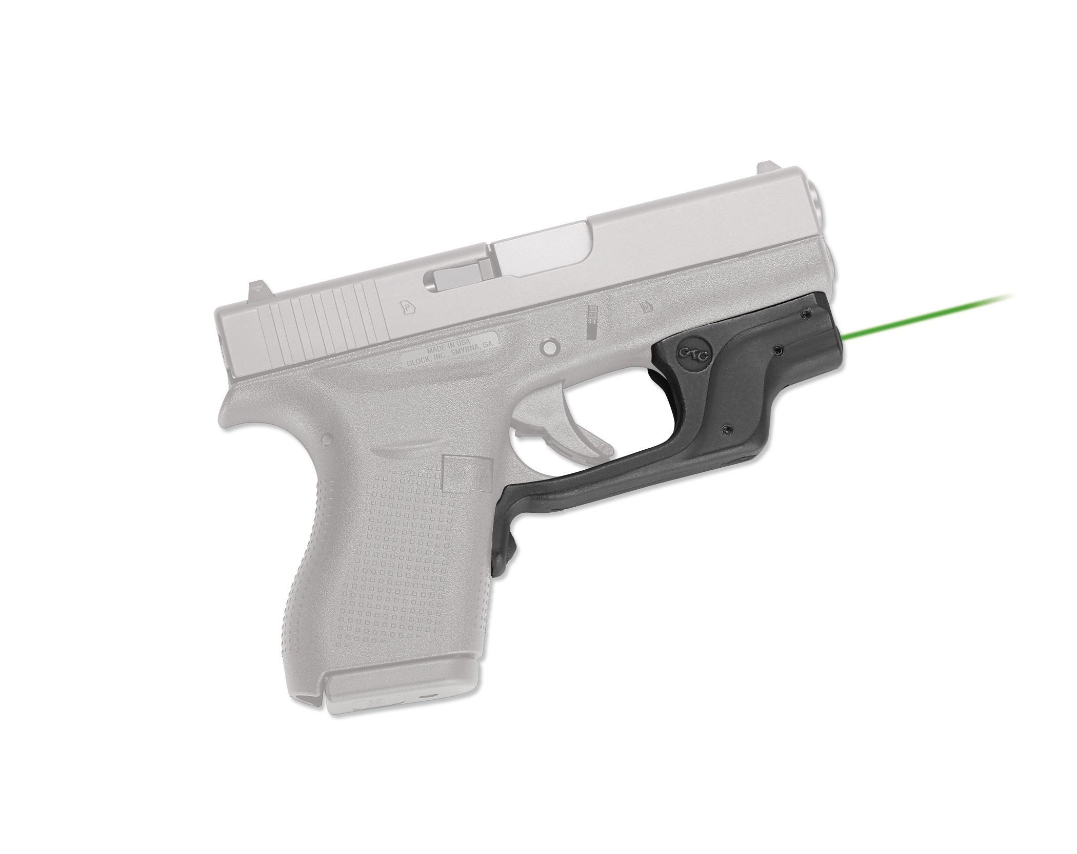Crimson Trace LG-443G Laserguard Green Laser for Glock 42/43 - View 2