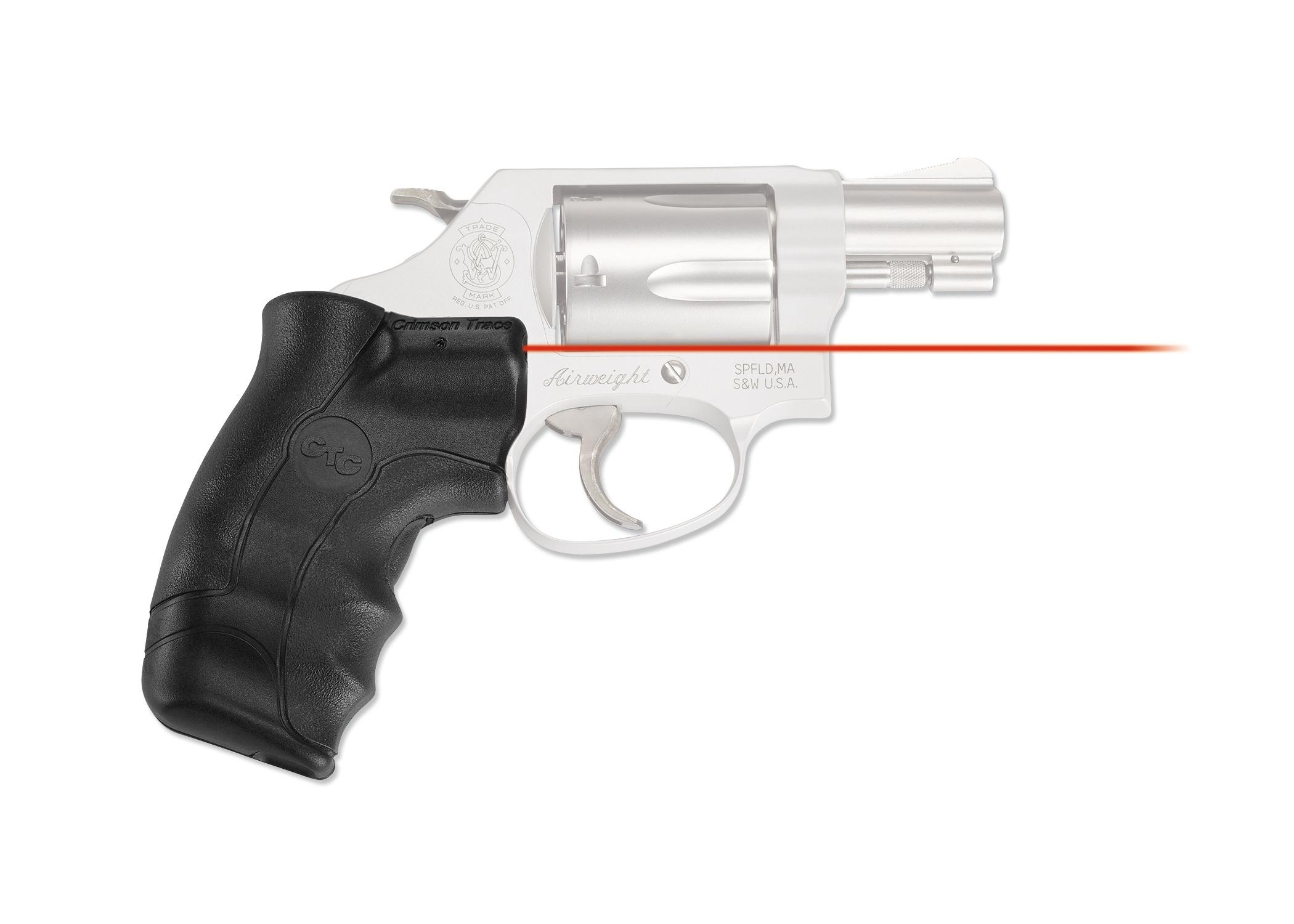 Crimson Trace LG-350 Laser Grip S&W J-Frame Round Butt Red Laser - View 2
