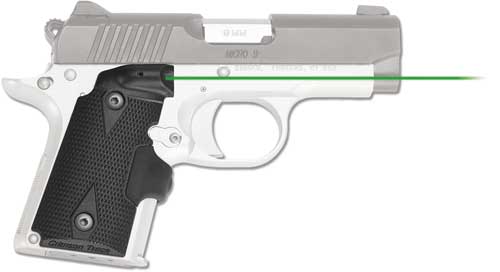 Crimson Trace 01-5620-1 LG-409G Lasergrips Black Green Laser Kimber Micro 9 - View 2